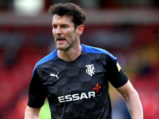 David Nugent keeps Tranmere’s automatic promotion hopes alive against Barrow