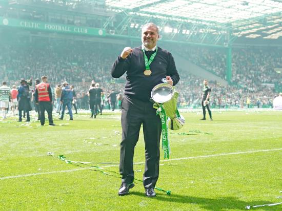 Ange Postecoglou urges Celtic to ‘take it in and enjoy it’ after winning title