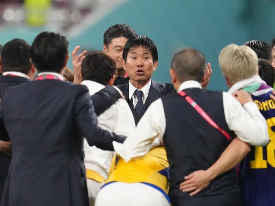 Coach delighted as Japan beat Spain to earn a place in World Cup last 16