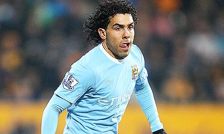 Carlos Tevez hoping to be back for Manchester City against Chelsea