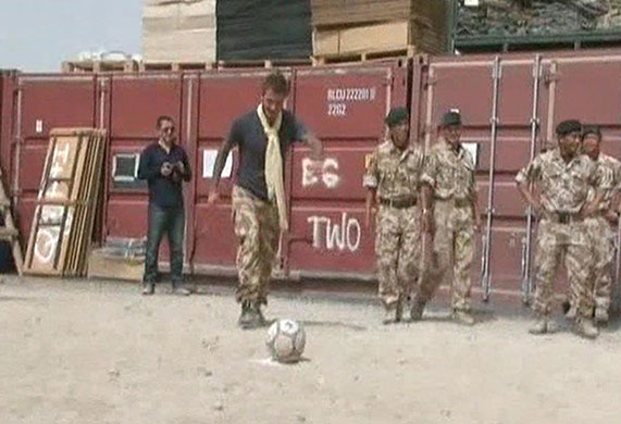 David Beckham in Afghanistan