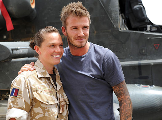 David Beckham in Afghanistan