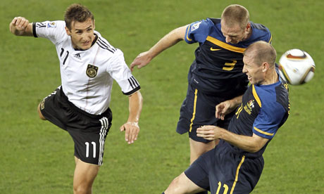 World Cup 2010: Miroslav Klose helps Germany put four past Australia