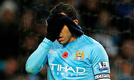 Fans abuse Roberto Mancini after Manchester City draw blanks