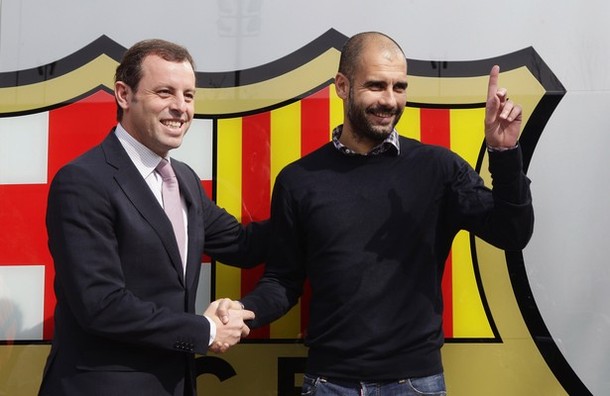 Guardiola signs new Barca contract