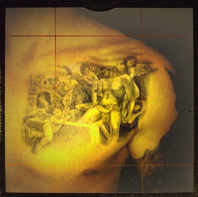 Beckham's Tattoos across his body