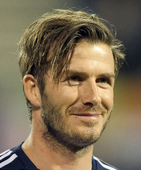 david beckham hair 2011. David Beckham#39;s hair goes from