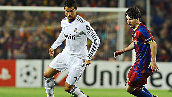 messi and ronaldo. The Messi and Ronaldo show