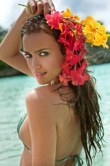 Irina Shayk was photographed in Boracay Island