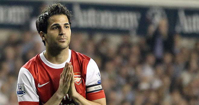 Barca make Fabregas contact - But no bid made yet from Spanish giants for Arsenal midfielder