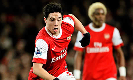 Manchester United's £20m offer for Samir Nasri is rejected by Arsenal