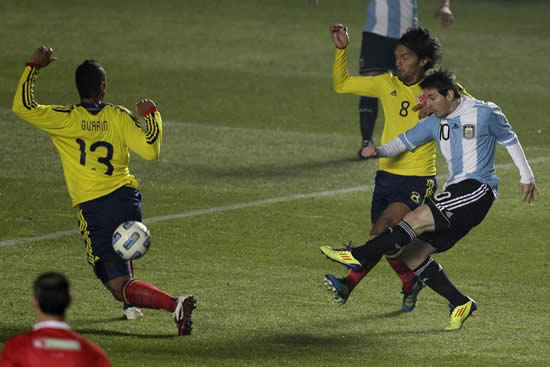 Argentina stumbles to 0-0 draw with Colombia