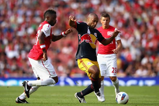 Henry helps Red Bulls win cup at ex-club Arsenal