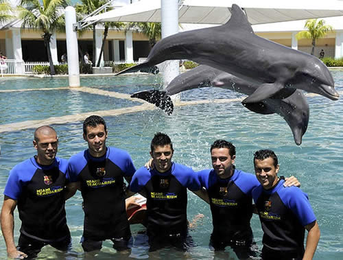 Barcelona get diving lesson from experts
