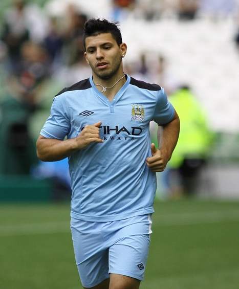 Manchester City's Sergio Aguero Tells Rivals: Come and have a go