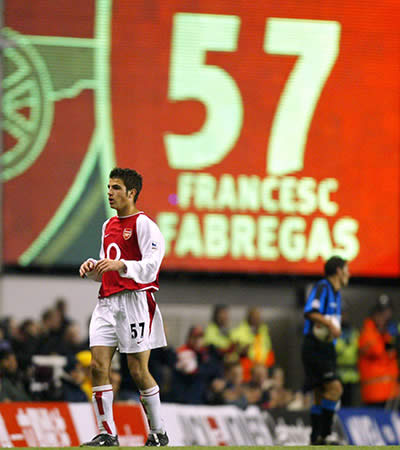 Cesc Fábregas's Arsenal career - in pictures