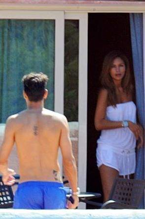 Marco Borriello and his girlfrend spend their happy time in hotel