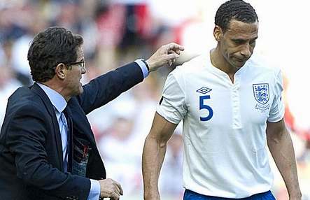 Rio Ferdinand left out of the England squad
