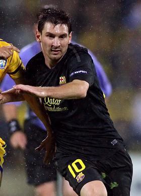 Lionel Messi hits double at FC Bate