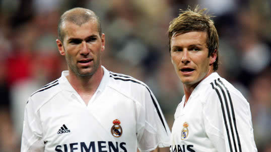 Zidane supports Beckham's PSG move
