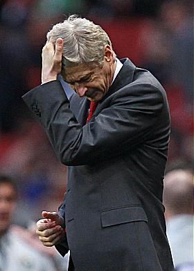 Arsene Wenger still sick from Carling Cup final defeat