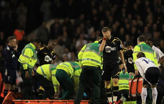 We could not go on! Players, officials and fans in shock after Muamba collapses on pitch