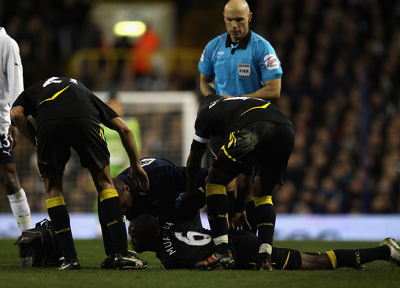 Muamba collapsed at White Hart Lane following suspected heart attack