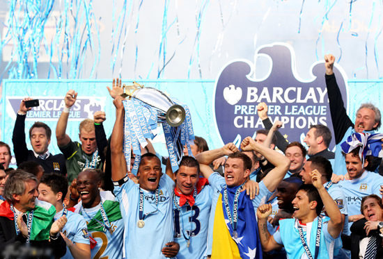 City landed a first top-flight title for 44 years