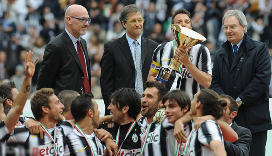 Juventus - the newly crowned Serie A champions