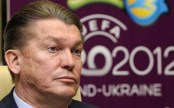 Blokhin hits out at officials and confronts journalist after England defeat