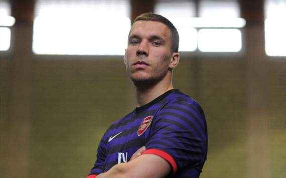 Podolski and Cazorla start for Arsenal against Koln as Van Persie makes the bench