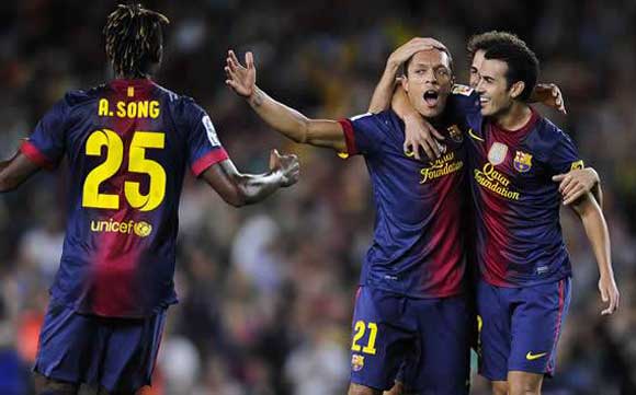 Barcelona 1-0 Valencia: Adriano stunner maintains perfect start to season