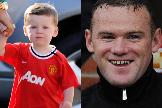 Kai Rooney could be in Real trouble after wearing Madrid kit in Manc