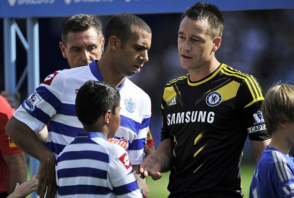Players gang up on Terry: Park joins Ferdinand race protest by snubbing Chelsea captain