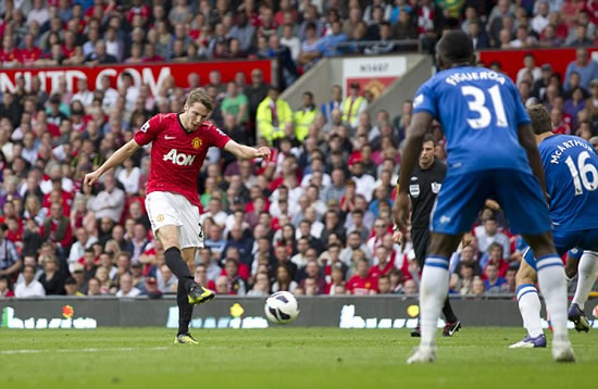 Man United 4 Wigan 0: Ferguson's old masters stir the young blood