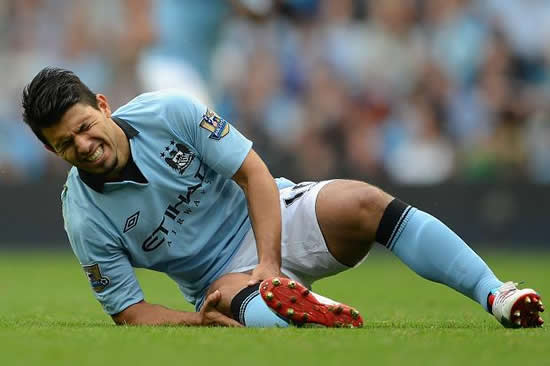 Sergio Aguero could feature for Man City against Real Madrid