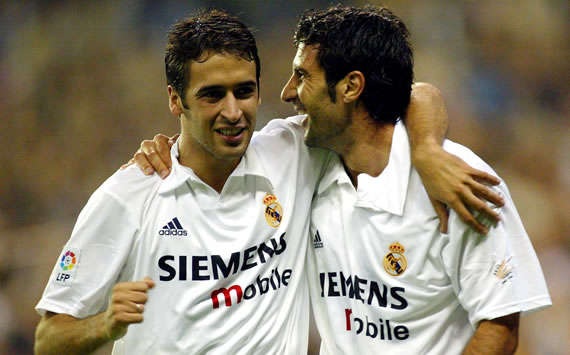 Figo: Raul wanted to retire at Madrid but was forced out