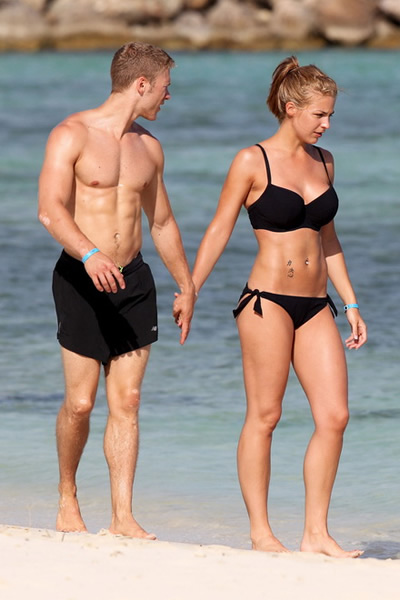 Cristiano Ronaldo's ex girlfriend Gemma Atkinson enjoy the seaside date with her boy friend Liam Richards