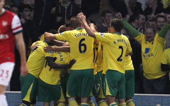 Norwich City 1-0 Arsenal: Holt winner leaves blunt Gunners 10 points off title pace