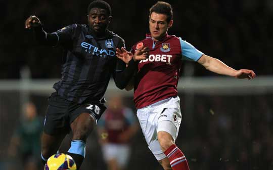 West Ham 0-0 Manchester City: Mancini's men frustrated in Upton Park stalemate