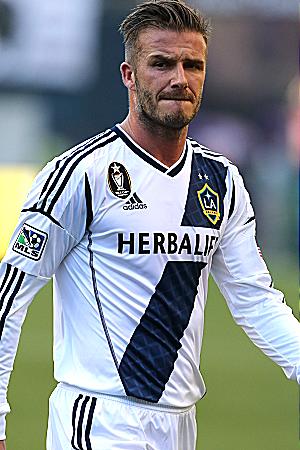 David Beckham is feeling the pace as LA Galaxy eye title