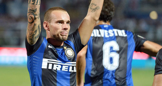 Wesley Sneijder's agent cools speculation suggesting his client could leave Inter Milan