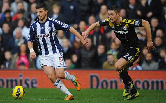 West Brom 2-1 Chelsea: Long & Odemwingie strike as Blues slip up in title chase