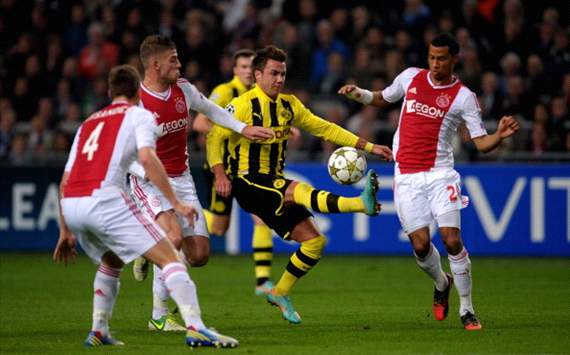 Ajax 1-4 Borussia Dortmund: Gotze guides German champions into knock-out stages