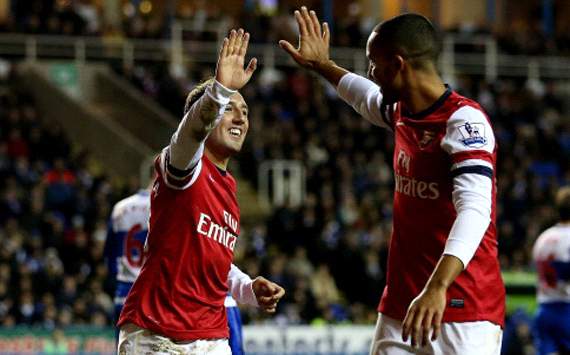 Reading 2-5 Arsenal: Cazorla treble pulls Gunners within two points of fourth