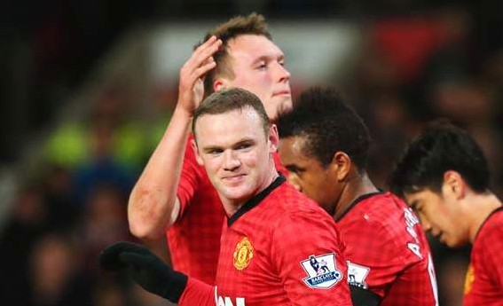 Manchester United 2-1 Southampton: Rooney fires twice to extend league lead