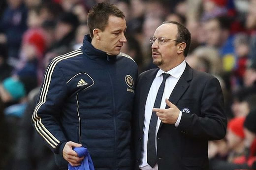 War! John Terry and Rafa in angry bust-up