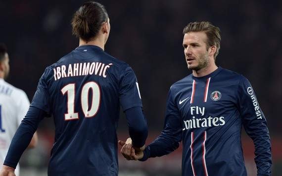 David Beckham hails 'amazing' Ibrahimovic