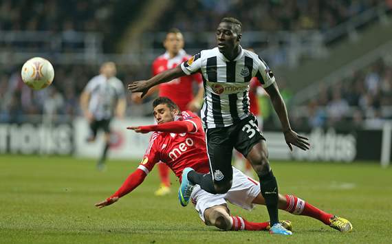 Newcastle 1-1 Benfica (Agg: 2-4): Magpies bow out despite Cisse strike