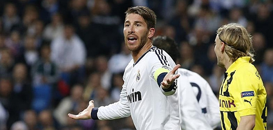 Sergio Ramos rallies the troops in Mou's absence